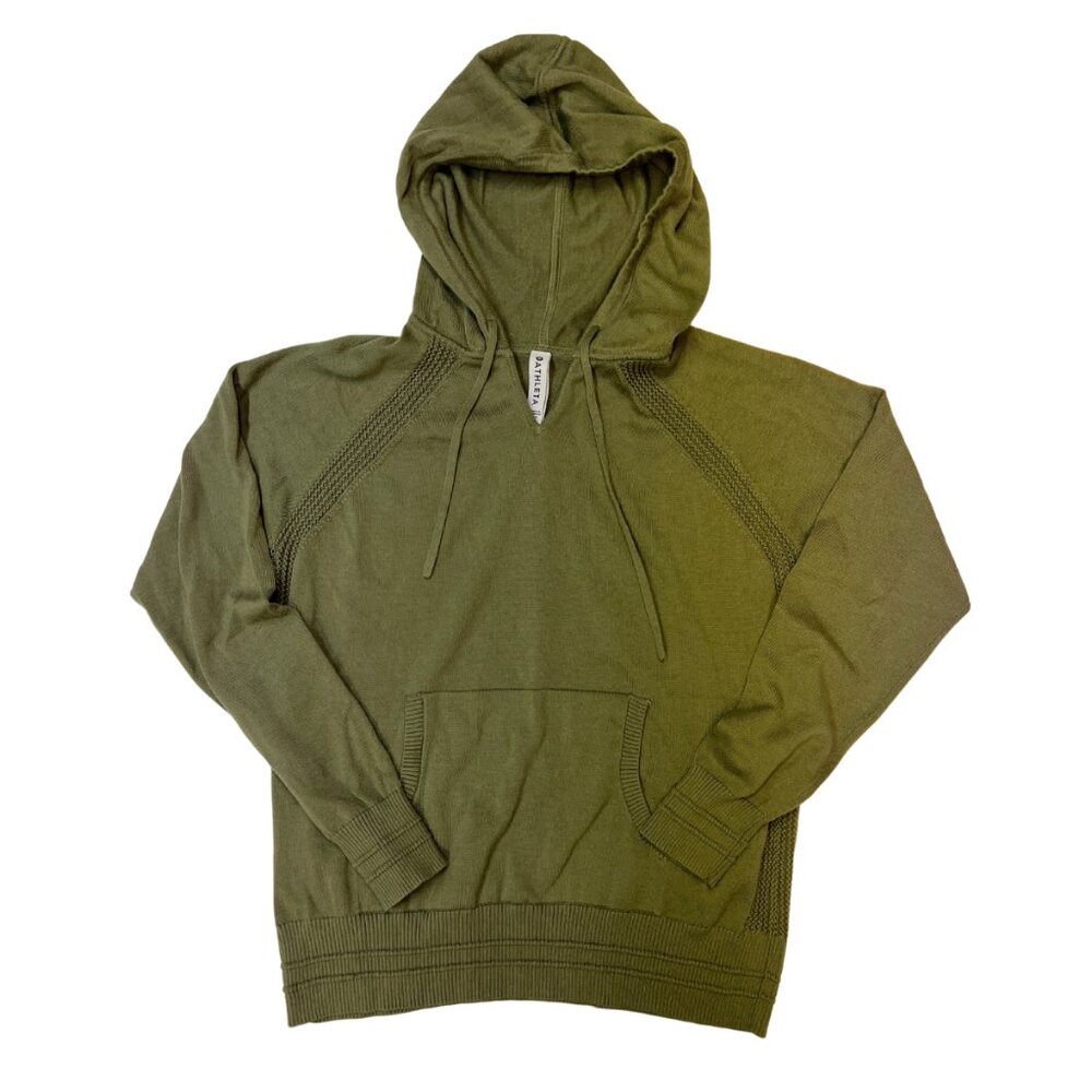 athleta evergreen hoodie sweater - size S